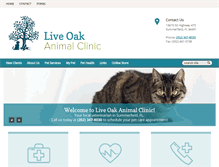 Tablet Screenshot of liveoakac.com